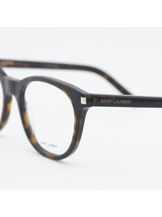 Saint Laurent SL471 002 Eyeglasses Havana 53mm Square Frame